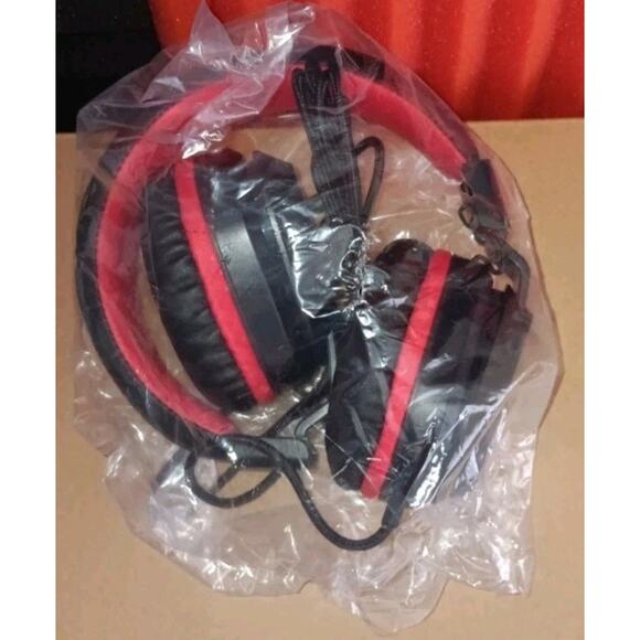 PeohZarr On-Ear Headphones with Microphone, Lightweight Folding Stereo Bass Red - Picture 10 of 10